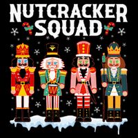 Nutcracker Squad Holiday Christmas Pajama Button