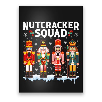 Nutcracker Squad Holiday Christmas Pajama Poster