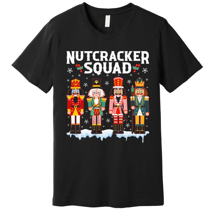 Nutcracker Squad Holiday Christmas Pajama Premium T-Shirt