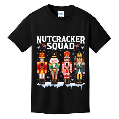 Nutcracker Squad Holiday Christmas Pajama Kids T-Shirt