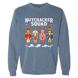 Nutcracker Squad Holiday Christmas Pajama Garment-Dyed Sweatshirt