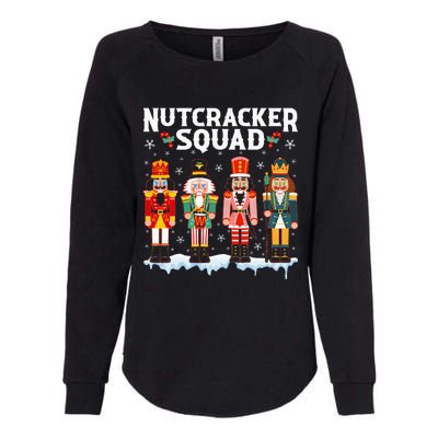 Nutcracker Squad Holiday Christmas Pajama Womens California Wash Sweatshirt