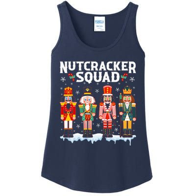 Nutcracker Squad Holiday Christmas Pajama Ladies Essential Tank