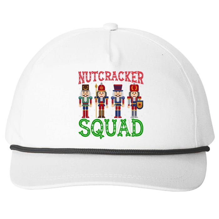 Nutcracker Squad Holiday Christmas Pajama Snapback Five-Panel Rope Hat