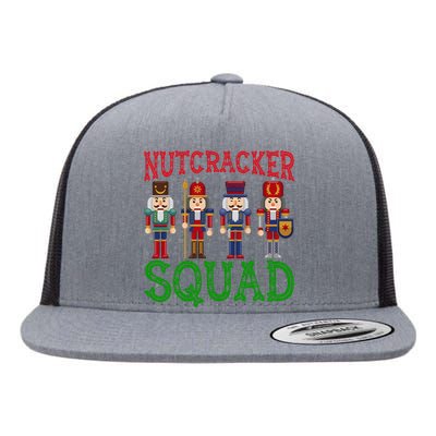 Nutcracker Squad Holiday Christmas Pajama Flat Bill Trucker Hat