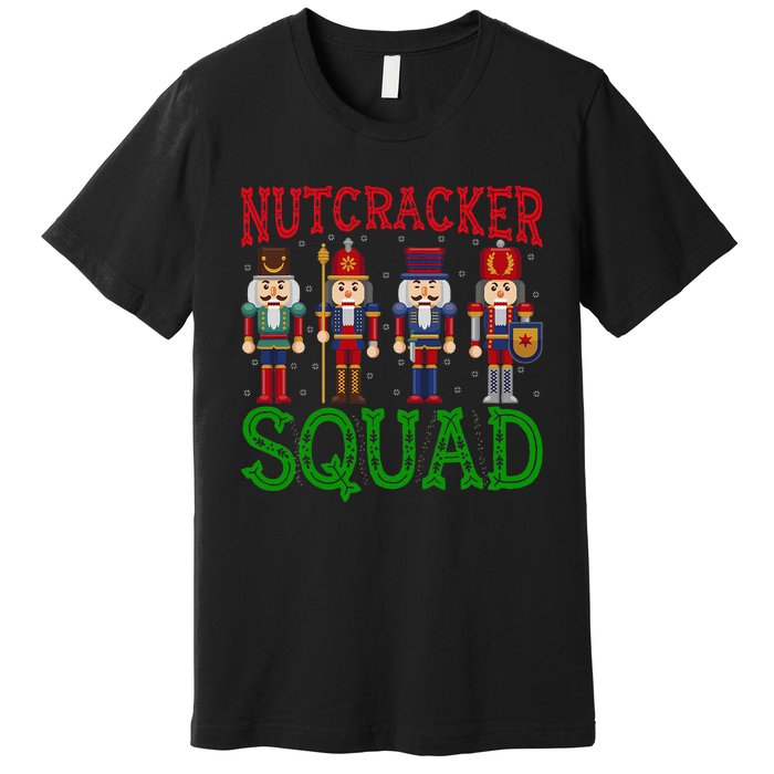 Nutcracker Squad Holiday Christmas Pajama Premium T-Shirt