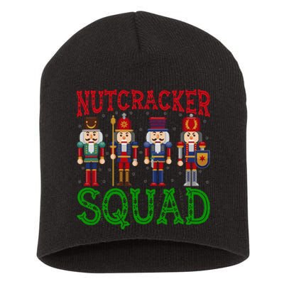 Nutcracker Squad Holiday Christmas Pajama Short Acrylic Beanie