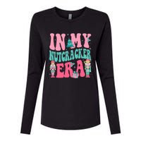 Nutcracker Squad In My Nutcracker Era Christmas Womens Cotton Relaxed Long Sleeve T-Shirt