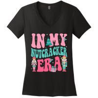 Nutcracker Squad In My Nutcracker Era Christmas Women's V-Neck T-Shirt