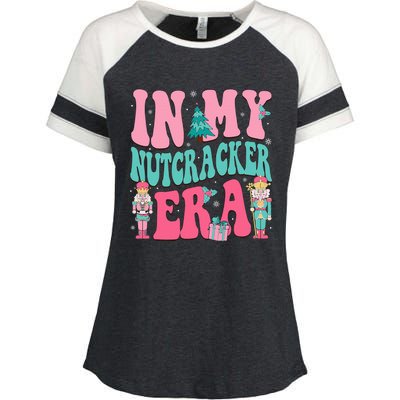 Nutcracker Squad In My Nutcracker Era Christmas Enza Ladies Jersey Colorblock Tee