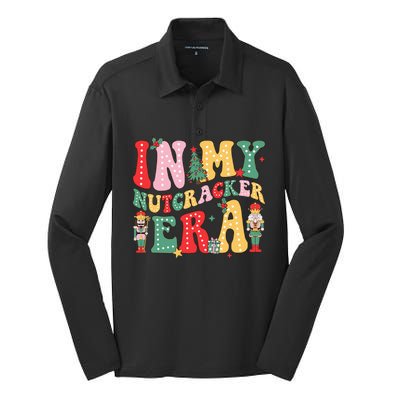 Nutcracker Squad In My Nutcracker Era Christmas Silk Touch Performance Long Sleeve Polo