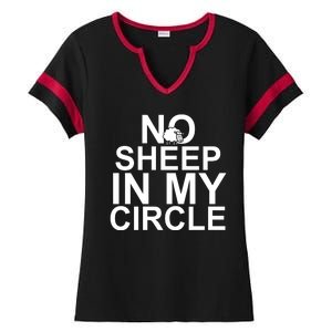 No Sheep In My Circle Ladies Halftime Notch Neck Tee