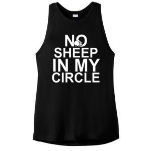 No Sheep In My Circle Ladies PosiCharge Tri-Blend Wicking Tank