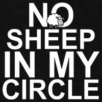 No Sheep In My Circle Ladies PosiCharge Tri-Blend Wicking Tank