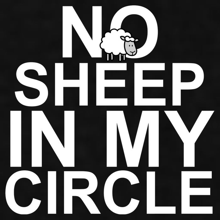 No Sheep In My Circle Ladies PosiCharge Tri-Blend Wicking Tank