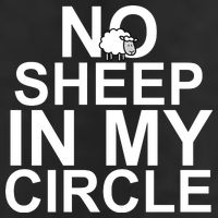 No Sheep In My Circle 7 Panel Mesh Trucker Snapback Hat