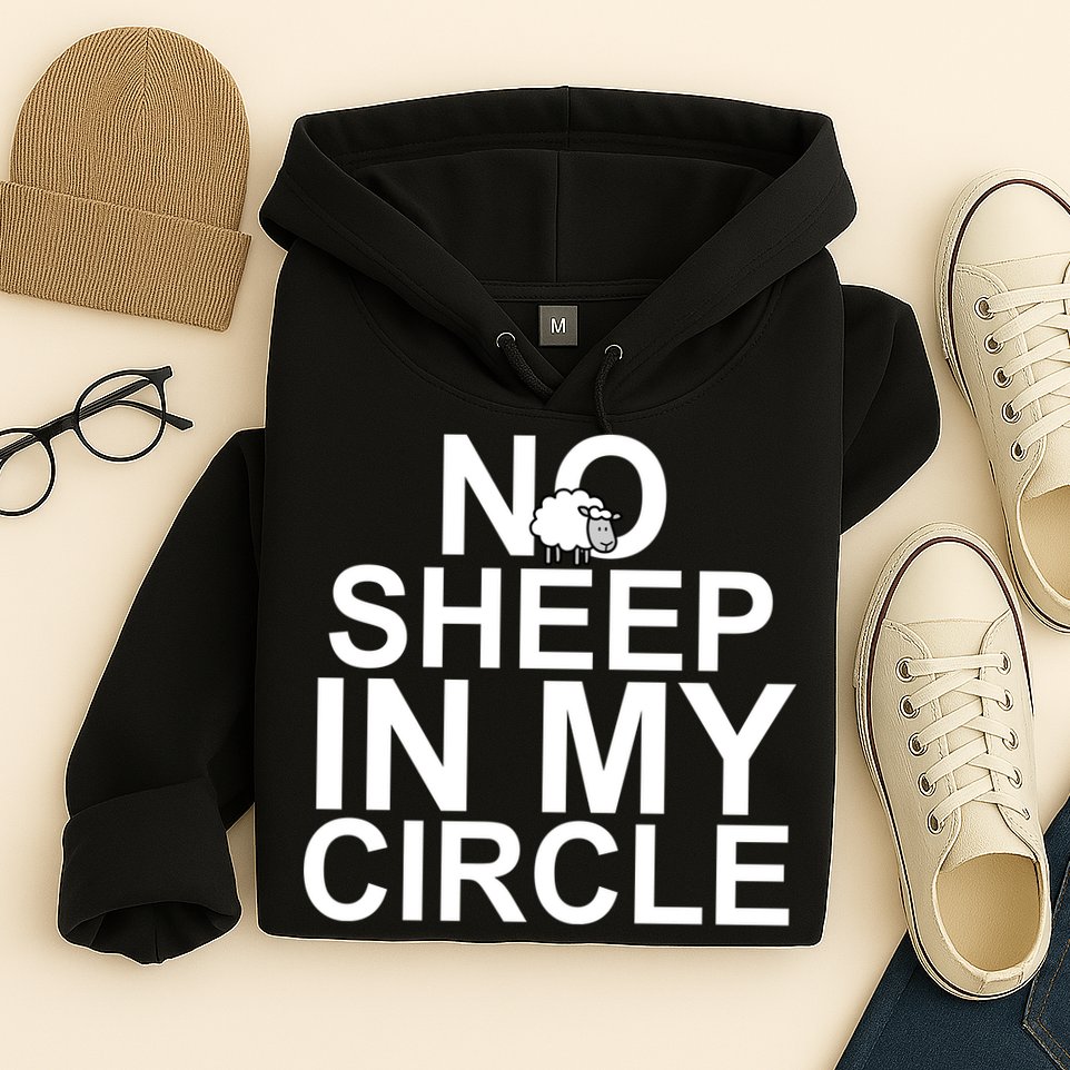 No Sheep In My Circle Hoodie