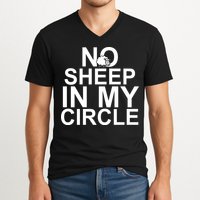 No Sheep In My Circle V-Neck T-Shirt