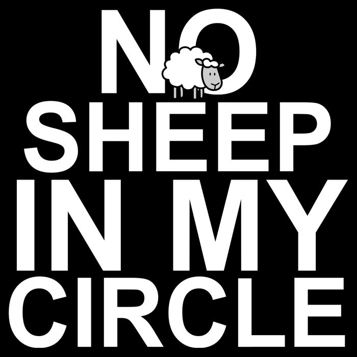 No Sheep In My Circle 7-Panel Snapback Hat
