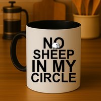 No Sheep In My Circle Mug