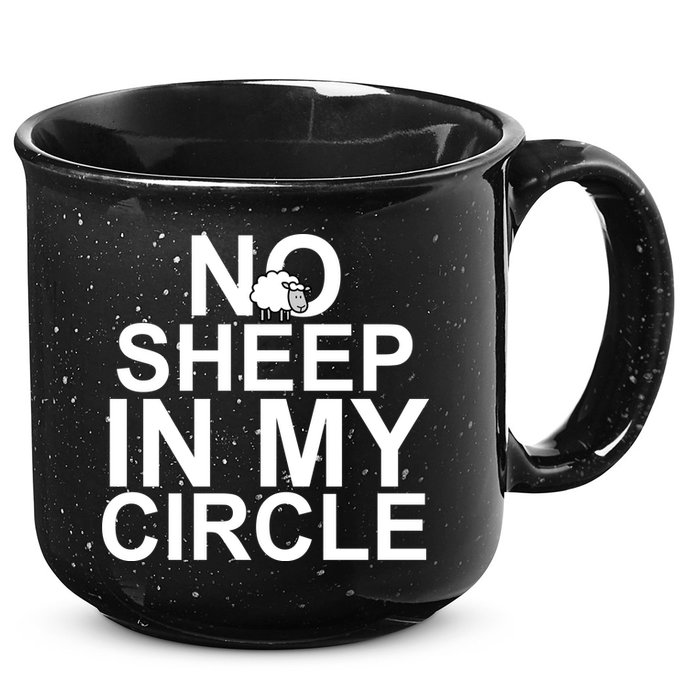 No Sheep In My Circle 15oz Campfire Ceramic Mug