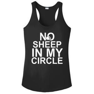 No Sheep In My Circle Ladies PosiCharge Competitor Racerback Tank