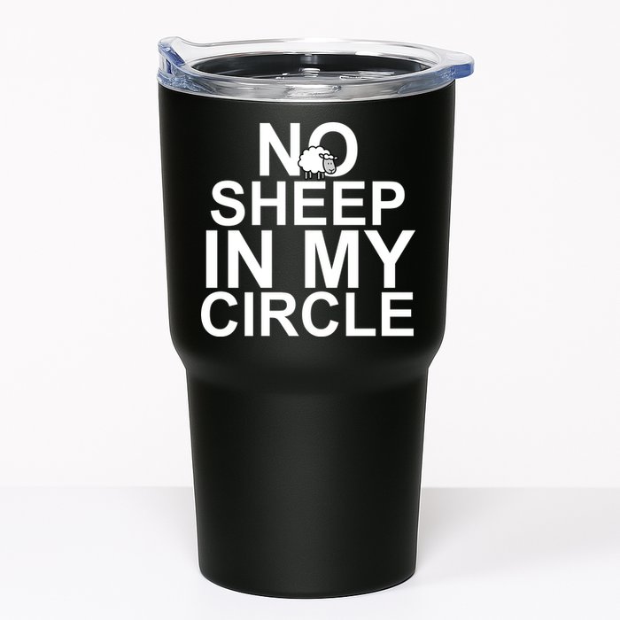 No Sheep In My Circle Tumbler