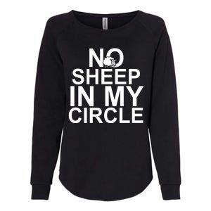 No Sheep In My Circle Womens California Wash Sweatshirt