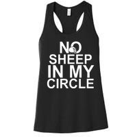 No Sheep In My Circle Women's Racerback Tank