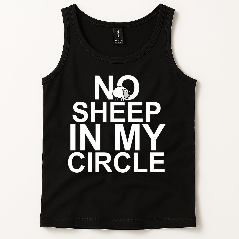 No Sheep In My Circle Tank Top