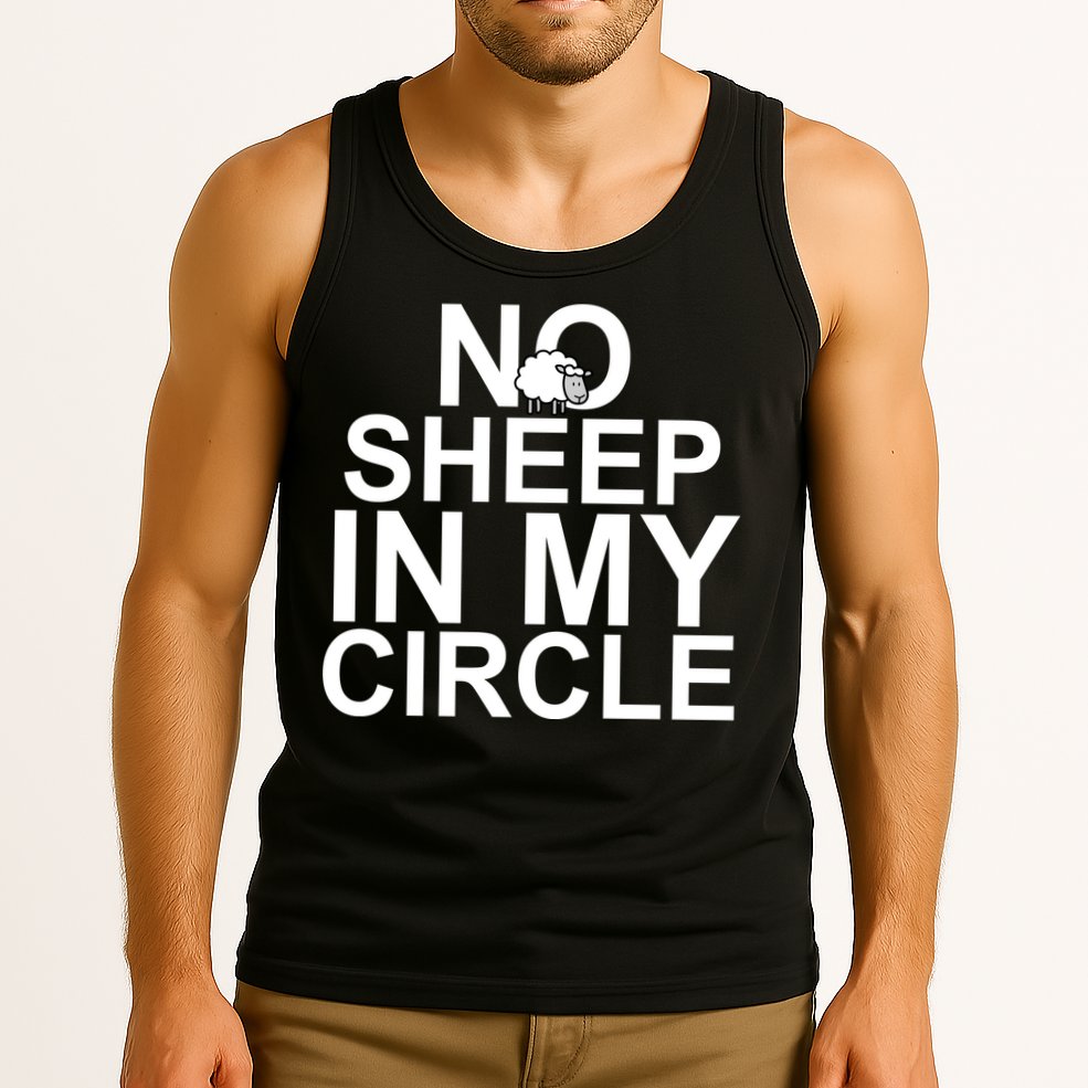 No Sheep In My Circle Tank Top