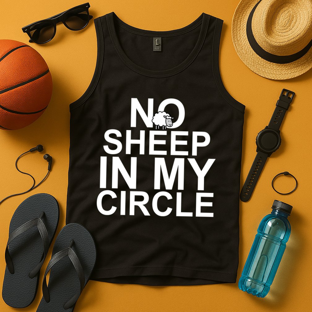 No Sheep In My Circle Tank Top