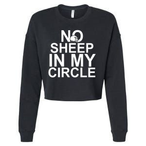 No Sheep In My Circle Cropped Pullover Crew