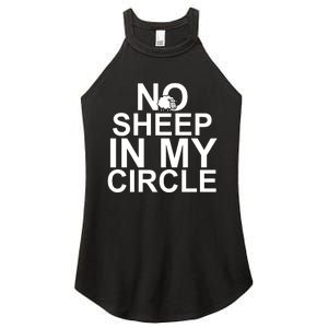 No Sheep In My Circle Women's Perfect Tri Rocker Tank