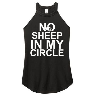 No Sheep In My Circle Women's Perfect Tri Rocker Tank