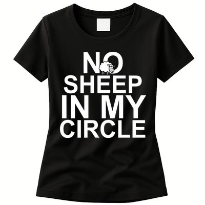 No Sheep In My Circle Womens T-Shirt