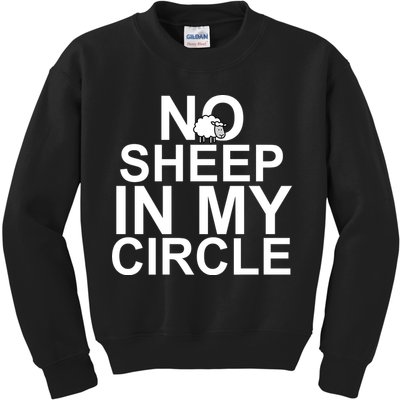 No Sheep In My Circle Kids Sweatshirt