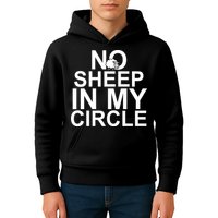 No Sheep In My Circle Kids Hoodie