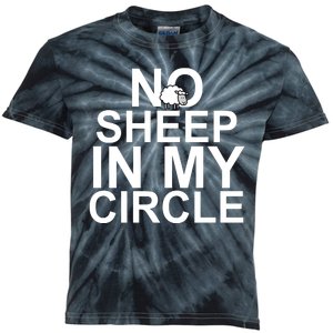 No Sheep In My Circle Kids Tie-Dye T-Shirt