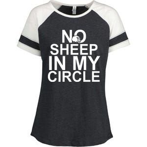 No Sheep In My Circle Enza Ladies Jersey Colorblock Tee