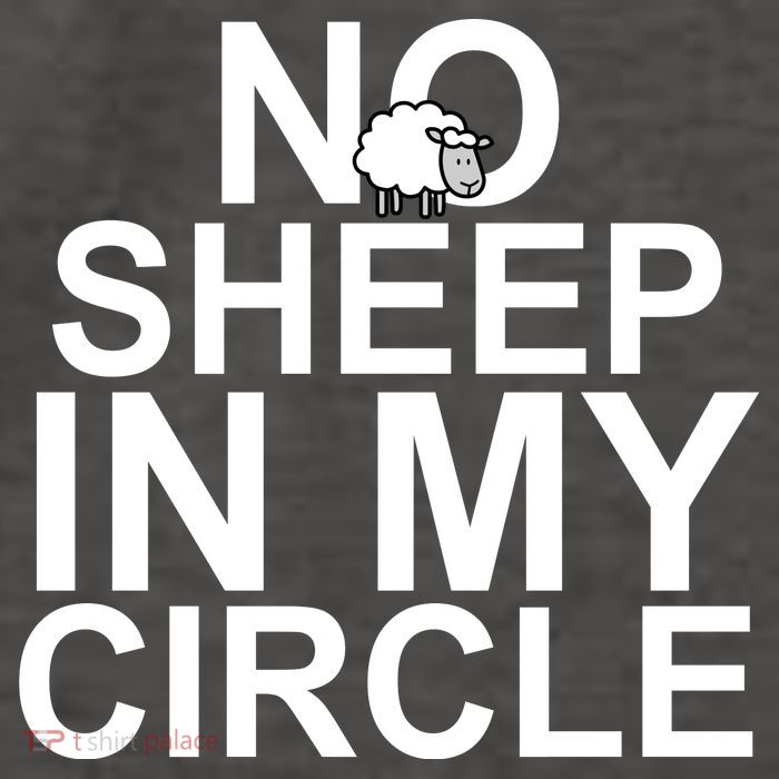 No Sheep In My Circle Vector Backpack