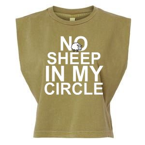 No Sheep In My Circle Garment-Dyed Women's Muscle Tee