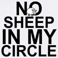 No Sheep In My Circle Garment-Dyed Sweatshirt