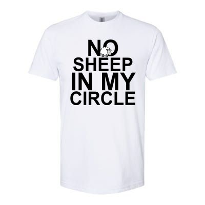 No Sheep In My Circle Softstyle® CVC T-Shirt