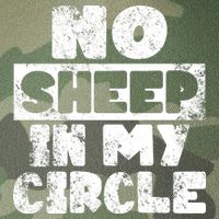 No Sheep In My Circle Distressed Legacy Tie Dye Trucker Hat