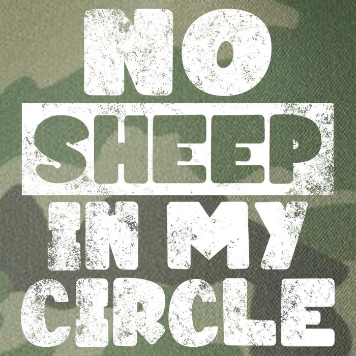No Sheep In My Circle Distressed Legacy Tie Dye Trucker Hat