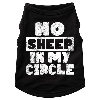 No Sheep In My Circle Distressed Doggie Tank