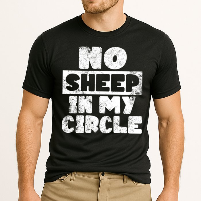 No Sheep In My Circle Distressed Performance Shirt