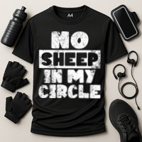 No Sheep In My Circle Distressed Performance Shirt