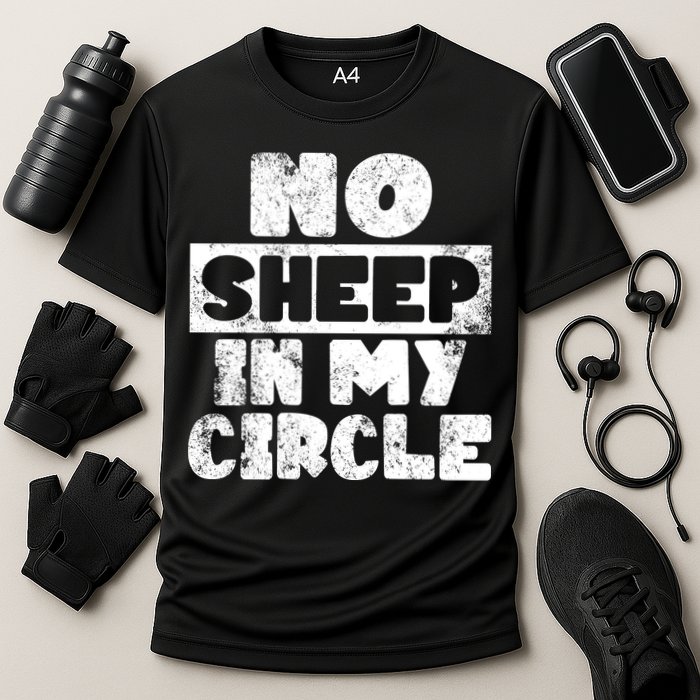 No Sheep In My Circle Distressed Performance Shirt